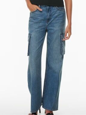 Aritzia Denim Forum The '90s Hi-Rise Loose Cargo Jean